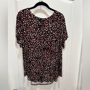 Alfani Short Sleeve Boat Neck Top Size 2X NWOT